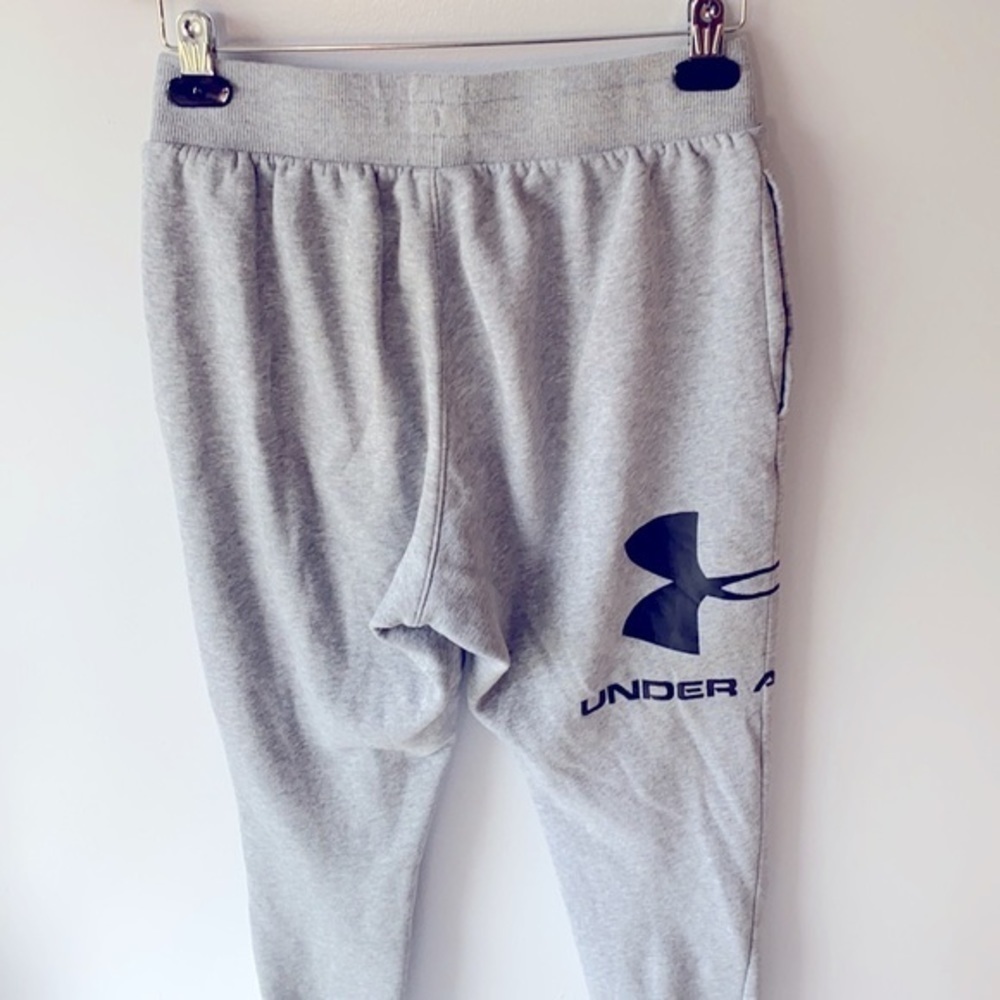 Under Armour Grey Sweatpants Jogger Sz M - Picture 3 of 5